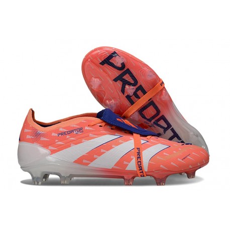 Adidas Predator Elite Foldover Tongue FG Orange Blanc
