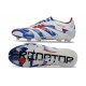 Crampon de Football adidas Predator Elite FG Blanc Bleu Rouge