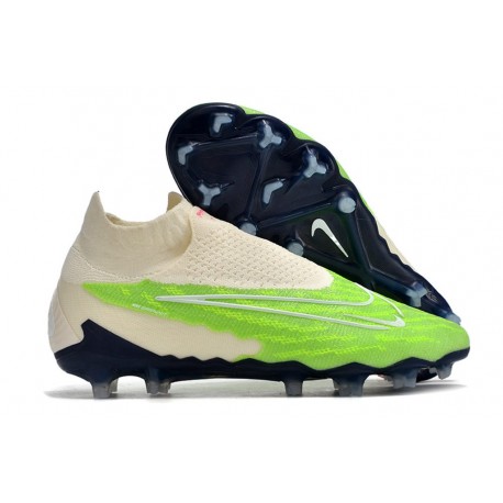 Nike Phantom GX Elite Dynamic Fit FG Vert Blanc
