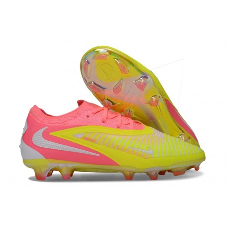 Nike Phantom 6 Elite Low FG Nouvelles Limelight Rose