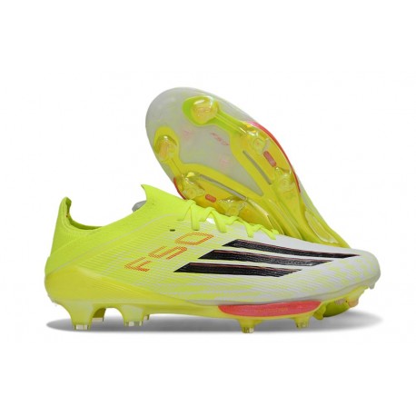 Chaussures de football adidas F50+ Elite FG Jaune Noir