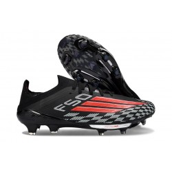 Chaussures de football adidas F50+ Elite FG Noir Rouge