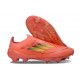Crampons adidas F50+ Laceless FG Orange Jaune