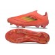 Crampons adidas F50+ Laceless FG Orange Jaune