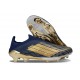 Crampons adidas F50+ Laceless FG Noir Or