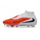 Chaussure Nike Phantom 6 Elite High FG Rouge Blanc Noir