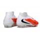 Chaussure Nike Phantom 6 Elite High FG Rouge Blanc Noir