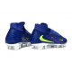 Chaussure Nike Phantom 6 Elite High FG Bleu Volt
