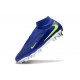 Chaussure Nike Phantom 6 Elite High FG Bleu Volt