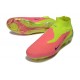 Chaussure Nike Phantom 6 Elite High FG Rose Jaune