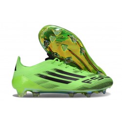 adidas F50 Elite FG Neuf Crampons Vert Noir