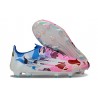adidas F50 Elite FG Neuf Crampons Blanc Rose Bleu