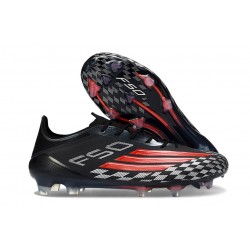 adidas F50 Elite FG Neuf Crampons Noir Rouge