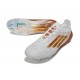 adidas F50 Elite FG Neuf Crampons Blanc Or
