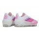 Crampons de Foot adidas F50 Elite LL FG Blanc Rose