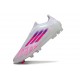 Crampons de Foot adidas F50 Elite LL FG Blanc Rose