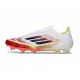 Crampons de Foot adidas F50 Elite LL FG Blanc Noir Rouge