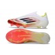 Crampons de Foot adidas F50 Elite LL FG Blanc Noir Rouge