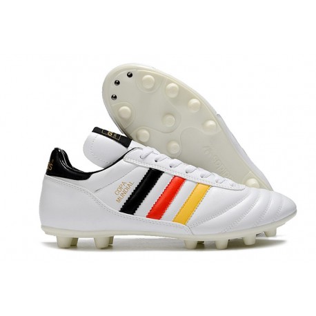 adidas Copa Mundial FG Allemagne - Blanc Noir Rouge Jaune ÉDITION LIMITÉE