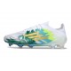 adidas F50 Elite FG Neuf Crampons Blanc Vert Or