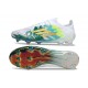 adidas F50 Elite FG Neuf Crampons Blanc Vert Or