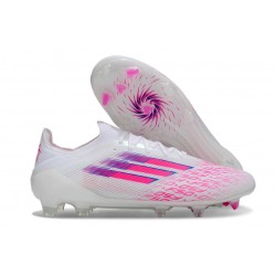 adidas F50 Elite FG Neuf Crampons Blanc Ftwr Rose Lucide