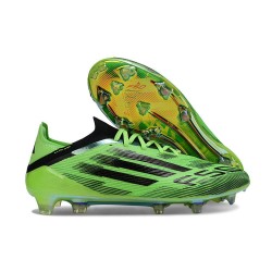 adidas F50 Elite FG Neuf Crampons Vert Noir