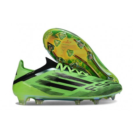 adidas F50 Elite FG Neuf Crampons Vert Noir