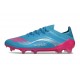 adidas F50 Elite FG Neuf Crampons X MESSI Aqua Flash Rose Lucide Cyan Lucide
