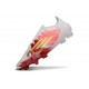 adidas F50 Elite FG Neuf Crampons Blanc Rouge Or