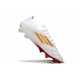 adidas F50 Elite FG Neuf Crampons Blanc Rouge Or