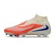 Chaussure Nike Phantom 6 Elite High FG Cramoisi Vif Noir