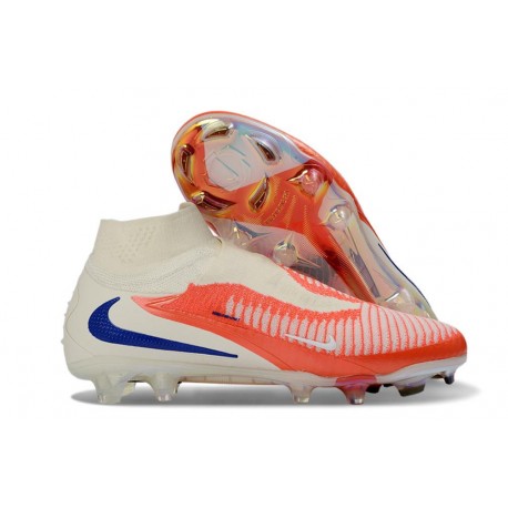 Chaussure Nike Phantom 6 Elite High FG Cramoisi Vif Noir