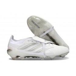 Adidas Predator 26 Elite Tongue FG Nouvelle Blanc Argent