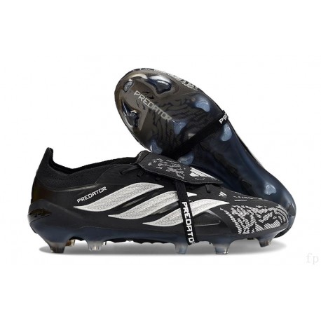 Adidas Predator 26 Elite Tongue FG Nouvelle Noir Argent