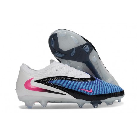 Nike Phantom 6 Elite Low FG Nouvelles Bleu Rapide Rose Explosif Blanc