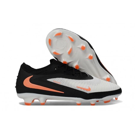 Nike Phantom 6 Elite Low FG Nouvelles Blanc Noir Orange