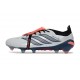 Adidas Predator 26 Elite Tongue FG Nouvelle Gris Rouge Noir