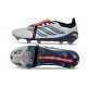 Adidas Predator 26 Elite Tongue FG Nouvelle Gris Rouge Noir