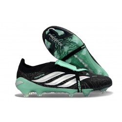 Adidas Predator 26 Elite Tongue FG Nouvelle Noir Blanc Vert