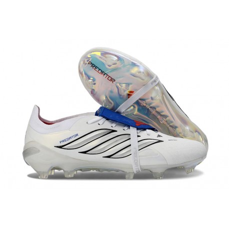 Adidas Predator 26 Elite Tongue FG Nouvelle Blanc Argent