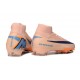 Chaussures Neuf Nike Mercurial Superfly 10 Elite FG Orange Bleu
