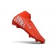 Chaussures Neuf Nike Mercurial Superfly 10 Elite FG Rouge Blanc