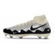 Chaussures Neuf Nike Mercurial Superfly 10 Elite FG Blanc Argent Noir