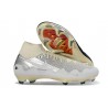 Chaussures Neuf Nike Mercurial Superfly 10 Elite FG Blanc Argent Noir