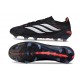 Crampons Adidas Predator 26 Elite FG Noir Blanc Rouge