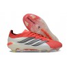 Crampons Adidas Predator 26 Elite FG Rouge Lucide Noir Blanc Ftwr