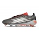 Crampons Adidas Predator 26 Elite FG Fer Mét. Blanc Ftwr Rouge Lucide