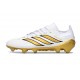 Crampons Adidas Predator 26 Elite FG Blanc Or