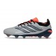 Crampons Adidas Predator 26 Elite FG Gris Noir Rouge